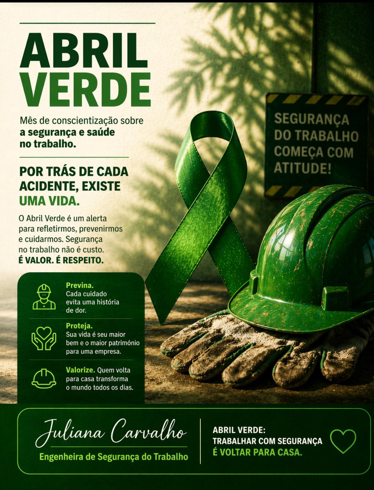 💚 Abril Verde: Origem, Significado e Importância da Segurança no Trabalho